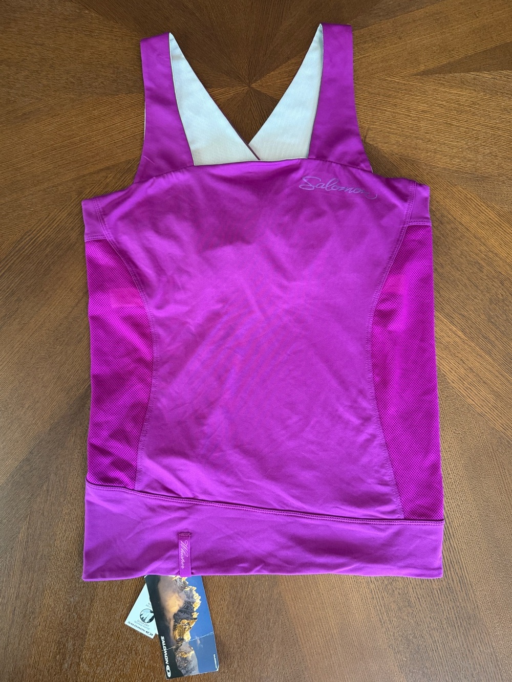 Salomon- Magenta Pink Athletic Tank